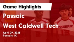 Passaic  vs West Caldwell Tech Game Highlights - April 29, 2023