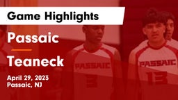 Passaic  vs Teaneck  Game Highlights - April 29, 2023