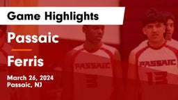 Passaic  vs Ferris  Game Highlights - March 26, 2024