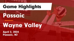Passaic  vs Wayne Valley  Game Highlights - April 2, 2024