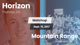 Matchup: Horizon  vs. Mountain Range  2017