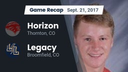 Recap: Horizon  vs. Legacy   2017
