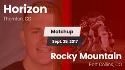 Matchup: Horizon  vs. Rocky Mountain  2017