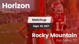 Matchup: Horizon  vs. Rocky Mountain  2017