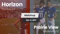 Matchup: Horizon  vs. Prairie View  2017