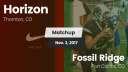 Matchup: Horizon  vs. Fossil Ridge  2017