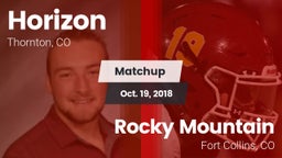 Matchup: Horizon  vs. Rocky Mountain  2018