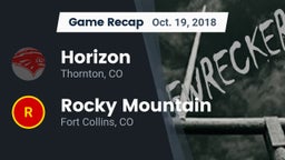 Recap: Horizon  vs. Rocky Mountain  2018
