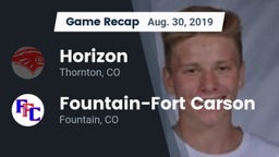 Recap: Horizon  vs. Fountain-Fort Carson  2019