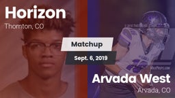 Matchup: Horizon  vs. Arvada West  2019