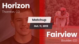 Matchup: Horizon  vs. Fairview  2019