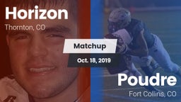 Matchup: Horizon  vs. Poudre  2019