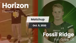 Matchup: Horizon  vs. Fossil Ridge  2020