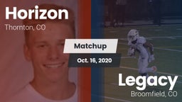 Matchup: Horizon  vs. Legacy   2020