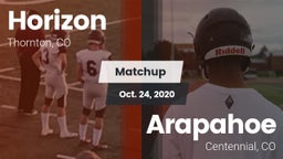 Matchup: Horizon  vs. Arapahoe  2020
