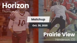 Matchup: Horizon  vs. Prairie View  2020