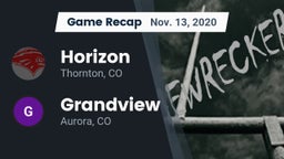 Recap: Horizon  vs. Grandview  2020