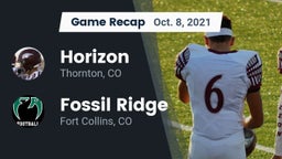 Recap: Horizon  vs. Fossil Ridge  2021