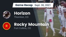 Recap: Horizon  vs. Rocky Mountain  2021