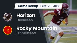 Recap: Horizon  vs. Rocky Mountain  2022