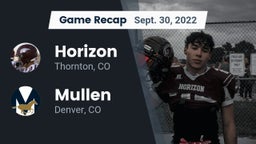 Recap: Horizon  vs. Mullen  2022