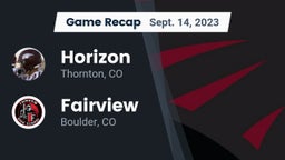 Recap: Horizon  vs. Fairview  2023