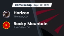 Recap: Horizon  vs. Rocky Mountain  2023