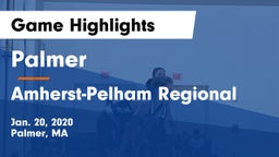 Palmer  vs Amherst-Pelham Regional  Game Highlights - Jan. 20, 2020