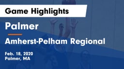 Palmer  vs Amherst-Pelham Regional  Game Highlights - Feb. 18, 2020