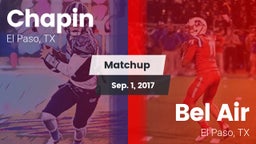 Matchup: Chapin  vs. Bel Air  2017
