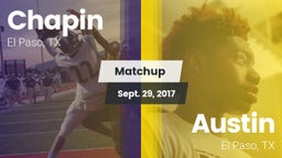 Matchup: Chapin  vs. Austin  2017