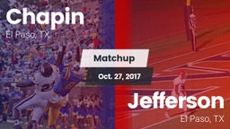Matchup: Chapin  vs. Jefferson  2017