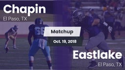 Matchup: Chapin  vs. Eastlake  2018
