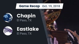 Recap: Chapin  vs. Eastlake  2018