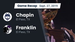 Recap: Chapin  vs. Franklin  2019
