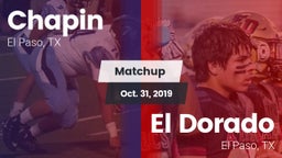 Matchup: Chapin  vs. El Dorado  2019