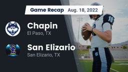 Recap: Chapin  vs. San Elizario  2022