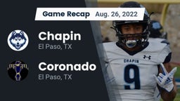 Recap: Chapin  vs. Coronado  2022