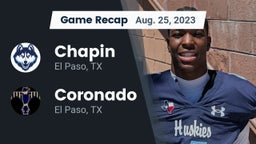 Recap: Chapin  vs. Coronado  2023