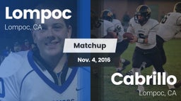 Matchup: Lompoc  vs. Cabrillo  2016