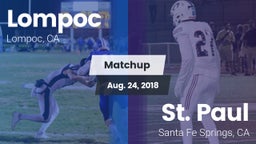 Matchup: Lompoc  vs. St. Paul  2018
