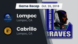 Recap: Lompoc  vs. Cabrillo  2018