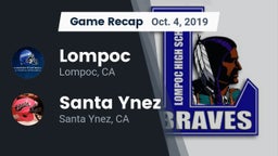 Recap: Lompoc  vs. Santa Ynez  2019