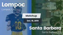 Matchup: Lompoc  vs. Santa Barbara  2019