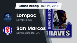 Recap: Lompoc  vs. San Marcos  2019