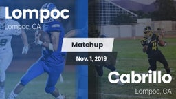 Matchup: Lompoc  vs. Cabrillo  2019