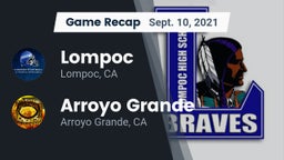 Recap: Lompoc  vs. Arroyo Grande  2021