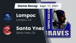 Recap: Lompoc  vs. Santa Ynez  2021