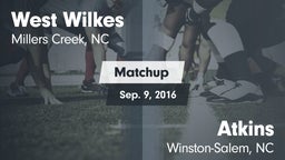 Matchup: West Wilkes High vs. Atkins  2016