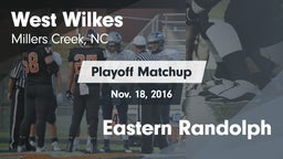 Matchup: West Wilkes High vs. Eastern Randolph 2016